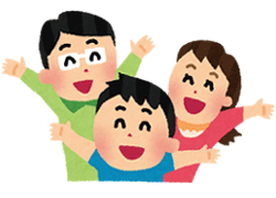 冷え性とさよならしてみんなが幸せな様子イラスト
