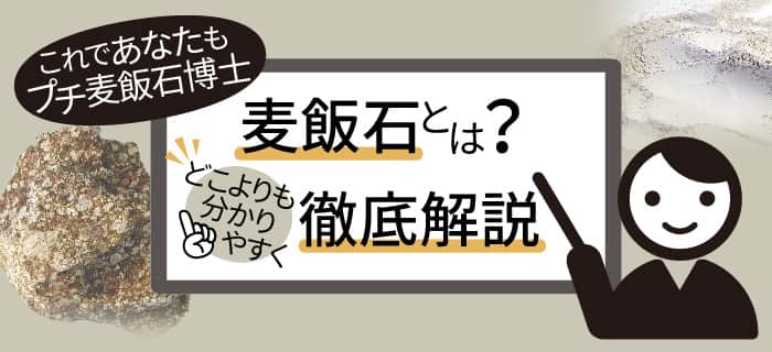 麦飯石とは? どこよりも分かりやすく徹底解説。これであなたもプチ麦飯石博士
